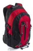 Plecaki - Hi-Tec Plecak, Mandor 20L, czarno-czerwony, rozmiar uniwersalny - miniaturka - grafika 1