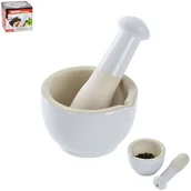Pozostałe akcesoria kuchenne - Orion Moździerz kamionkowy, biały, 8,5x5,8 cm - miniaturka - grafika 1