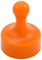 Dekoracje domu - first4magnetsTM first4magnets f4msoju 1 Pomarańczowy Jumbo Ski ttle magnesy, biura i do lodówki, Pack 1, metalowy, srebrny, 29 MM średnica x wysokość 38 MM F4MSOJU-1 - miniaturka - grafika 1