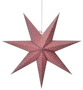 Markslojd Gwiazda Clara, aksamitny wygląd, 75 cm, różowy - Ozdoby bożonarodzeniowe - miniaturka - grafika 4