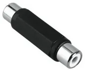 Złącza, przejściówki, adaptery - Hama RCA F/F przej$6833ciówka 122371 - miniaturka - grafika 1