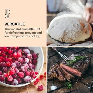 Szuflada grzewcza Klarstein Klarstein Bankiet, szuflada grzejna, 410 W, termostat, 30 - 70 ° C, funkcja czasomierza TK15OV-Banquetta-BK - Szuflady grzewcze - miniaturka - grafika 5