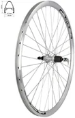Koła rowerowe - Koło tylne 28" piasta XMX A281QR, kaseta 8-9-10 rzędów, łożyska maszynowe, obręcz stożkowa, srebrna 100292 - miniaturka - grafika 1