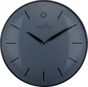 Zegary - Nextime Zegar ścienny sterowany radiowo Glamour Small czarny 3256ZWRC - miniaturka - grafika 1