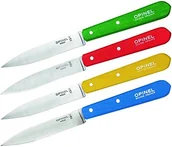Noże kuchenne - Opinel 254316 Essentials N stopni 112 CLAS techniki  4 częściowy zestaw noży kuchennych, ze stali nierdzewnej, niebieski, żółty, czerwony, zielony, 19.3 x 2 x 1 cm 4 jednostek 1233 - miniaturka - grafika 1