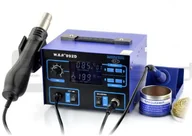 Akcesoria do lutowania - Stacja lutownicza hotair i grotowa WEP 992D z wentylatorem w kolbie - 700W LUT-06545 - miniaturka - grafika 1