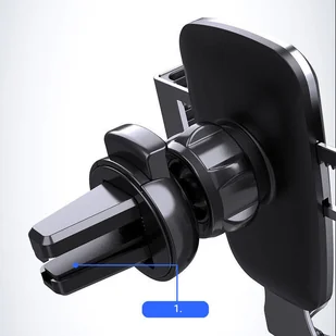 Hurtel Grawitacyjny uchwyt samochodowy do smartfona na kratkę nawiewu srebrny (YC08) - Uchwyty samochodowe do telefonów Hurtel Grawitacyjny uchwyt samochodowy do smartfona na kratkę nawiewu srebrny (YC08) - Uchwyty samochodowe do telefonów - miniaturka - grafika 6