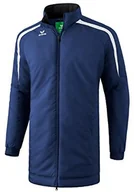 Kurtki i kamizelki sportowe męskie - Erima Erima Unisex Liga Line 2.0 kurtka stadionowa niebieski granatowy/biały (New Navy/Weiß) XL 1061802 - miniaturka - grafika 1