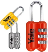 Kłódki - Yale Kłódka podróżna szyfrowa YP2 - miniaturka - grafika 1