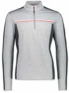 Koszulki sportowe męskie - CMP Męska koszulka Pile Elasticizzato Softech Long Sleeve shirt, Grey Mel, 58 30L1217 - miniaturka - grafika 1