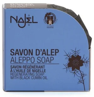 NAJEL Mydło z Aleppo z olejem z czarnuszki - Aleppo Soap Black Cumin Oil Mydło z Aleppo z olejem z czarnuszki - Aleppo Soap Black Cumin Oil - Szampony do włosów - miniaturka - grafika 5