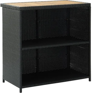 vidaXL 3-częściowy zestaw mebli barowych, polirattan, czarny 313471 - Stoły z krzesłami vidaXL 3-częściowy zestaw mebli barowych, polirattan, czarny 313471 - Stoły z krzesłami - miniaturka - grafika 14