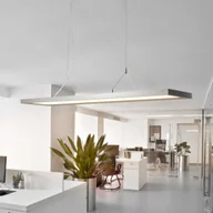 Lampy sufitowe - Lampenwelt ciemniana biurowa lampa wahadłowa LED Dorean - miniaturka - grafika 1