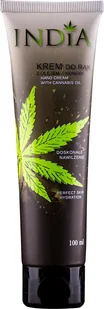 India Cannabis Oil, krem do rąk z olejem z Konopi, 100 ml - Kremy i maski do rąk - miniaturka - grafika 3