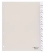 Przekładki do segregatorów - DURABLE Przekładki A4 numeryczne poszerzane 1-20 / 20 części - transparentne / 1 kpl. 683319 - miniaturka - grafika 1