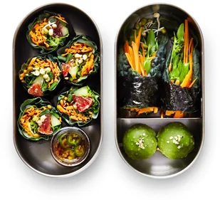 Black+Blum Stalowy pojemnik na żywność Bento Box almond / grey BAM-BT-L016 - Lunch boxy - miniaturka - grafika 13