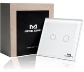 Systemy inteligentnych domów - MCO Home MCO Home Glass Touch Switch GEN5 (2 Buttons) Brit MCOETPS312 - miniaturka - grafika 1