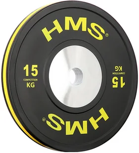 HMS Zestaw talerz olimpijskich BUMPER- BTBR SET (8 szt.) - 1009666 - Pozostały sprzęt siłowy - miniaturka - grafika 7