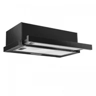 Okapy kuchenne - Novoterm Focus 50 Treviso Czarny - miniaturka - grafika 1