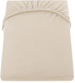 Prześcieradła - DecoKing Prześcieradło Jersey - Amber - Beżowy 90x200 cm - miniaturka - grafika 1