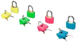 Kłódka Kłódki Kolorowe Do Walizki Z Osłoną 4szt - Akcesoria turystyczne - miniaturka - grafika 3