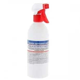 Środek/liquid dezynfekujący MERIDA ANTYWIRUS do powierzchni butelka ze spryskiwaczem 500ml /NAD002/ ME298 - Dezynfekcja - miniaturka - grafika 2