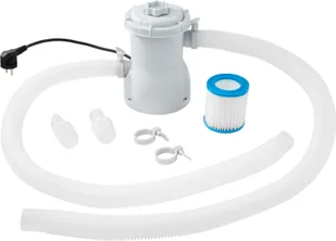 tectake Basen okrągły z pompą -  360 x 76 cm 403824 - Baseny ogrodowe - miniaturka - grafika 6