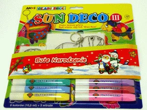 Amos Farby witrażowe 6 kolorów + witraże - Przybory szkolne - miniaturka - grafika 2