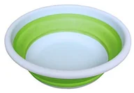 Pojemniki na przyprawy - Jocca JOCCA okrągły kosz na silikonowy składany, biały/zielony. 3976 - miniaturka - grafika 1