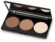Golden Rose Contour Powder paleta do konturowania twarzy 3 x 3,5g - Bronzery i konturowanie twarzy - miniaturka - grafika 5