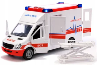 samochód pogotowia Karetka nosze dźwięki otwierany - Samochody i pojazdy dla dzieci - miniaturka - grafika 2