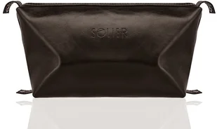 Kemer Elegancka skórzana kosmetyczka męska Brąz 9564-0 - Kosmetyczki, organizery i kuferki - miniaturka - grafika 2