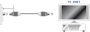 Meliconi Kabel Coax Coax 2 m + Adapter M/M - Kable - miniaturka - grafika 4