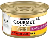 Mokra karma dla kotów - Purina GOURMET Gourmet 12176171 Mokra Karma z Wołowiną i Kurczakiem dla Kotów, 12 x 85 g 12176171 - miniaturka - grafika 1