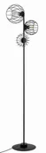 Lampy stojące - Sigma czarna lampa stojąca loft 32375 MADAM metalowa lampa podłogowa na 3 żarówki 32375 - miniaturka - grafika 1