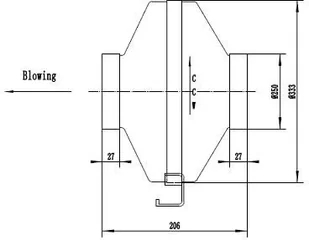 NeoAir Wentylator kanałowy LXFB2E250/48-M92/35-G250 Wentylator kanałowy LXF 250mm - Wentylatory przemysłowe - miniaturka - grafika 2