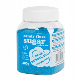 GSG24 Kolorowy cukier do waty cukrowej niebieski o smaku gumy balonowej 1kg 1008762 - Akcesoria i części do robotów kuchennych - miniaturka - grafika 6