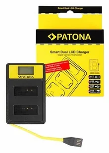 PATONA Ładowarka do akumulatorów USB Smart Dual LCD do Canon LP-E12 - Ładowarki i akumulatory - miniaturka - grafika 2