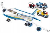 Klocki - Sluban Klocki Samolot Lotnisko Pojazdy 463el. - miniaturka - grafika 1