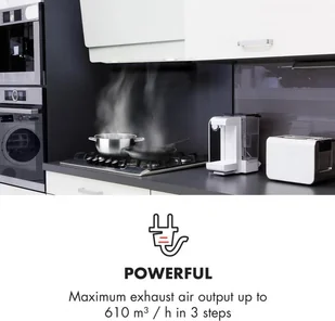 Klarstein Aurica 60 Biały (CGCH3-Aurica-60-WH) - Okapy kuchenne - miniaturka - grafika 3