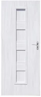 Drzwi wewnętrzne - Drzwi pełne Alicja 80 lewe silver ALSV/P 80L - miniaturka - grafika 1