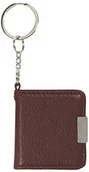 Breloki - Bratex Breloczek ze skóry - etui na dwa zdjęcia w kolorze brązowym AK3CB BR12 - miniaturka - grafika 1