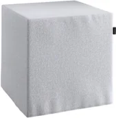 Pufy i podnóżki - Dekoria Dekoria Pufa kostka szary melanż 40 × 40 × 40 cm Amsterdam 545-704-45 - miniaturka - grafika 1
