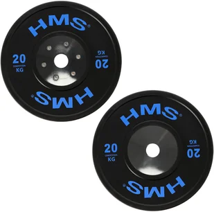 HMS Zestaw talerz olimpijskich BUMPER- BTBR SET (8 szt.) - 1009666 - Pozostały sprzęt siłowy - miniaturka - grafika 8