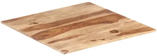 vidaXL Blat stołu, lite drewno sheesham, 15-16 mm, 70x70 cm vidaXL - Blaty meblowe i parapety okienne - miniaturka - grafika 7