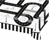 Urodziny dziecka - AMSCAN Obrus urodzinowy Droga - 120 x 180 cm - 1 szt. 9906582 - miniaturka - grafika 1