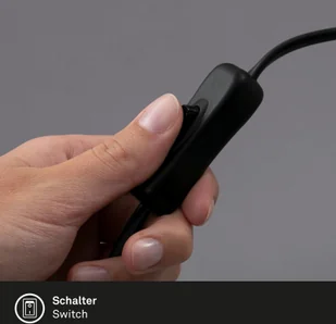 Briloner Lampa stołowa Waktu, klosz z prostymi rozpórkami - Lampy stojące - miniaturka - grafika 5