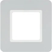 Klawisze i ramki - Hager Polo sp. z o.o. Ramka 1-krotna alu aksamit lakierowany Q.7 10116184 - miniaturka - grafika 1