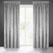 Zasłony - Eurofirany Zasłona Villa welwet na taśmie 140x270 Stalowa ex-zas-villa-stal-140x270-t - miniaturka - grafika 1