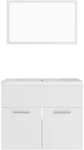 VidaXL Lumarko Zestaw mebli łazienkowych, biały, płyta wiórowa! 3071684 VidaXL - Meble łazienkowe - miniaturka - grafika 18